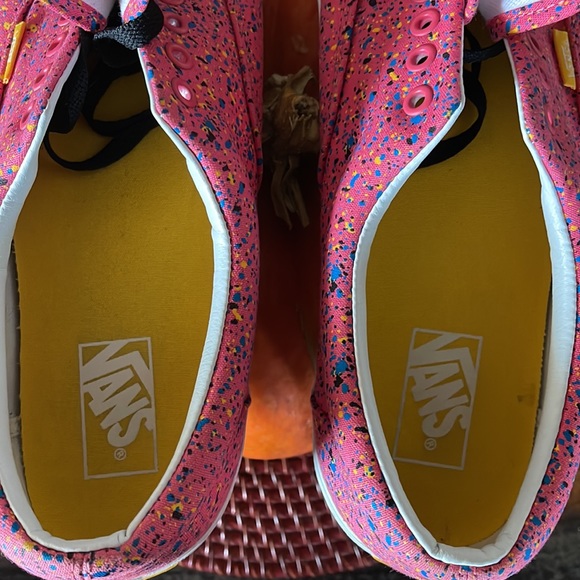 Vans Rare Pink with Multi color Dots. Mint Condition Sneakers - Picture 6 of 8